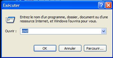 ouvrir une invite de commande, phase 2
